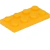 Lego® 250 pièces 3020 Plaques 2x4 Part Basic 250 Orange clair