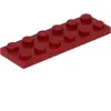 Lego® 2x6 plaque 3795 - 50 pièces rouge foncé