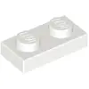 Lego® 10x 1x2 plaques 3023 - Plate Blanc - White