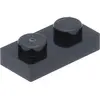 Lego® 10x 1x2 plaques 3023 - Plate Noir - Black