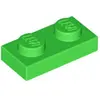 Lego® 1x 1x2 Plaques 3023 - Plaque vert clair - Bright Green