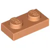 Lego® 10x 1x2 tuiles 3023 - Plaque Nougat - Nougat