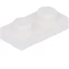 Lego® 50x 1x2 plaques 3023 - Plate Blanc - White