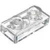 Lego® 50x 1x2 plaques 3023 - Plate Trans - Transparent - Trans-Clear