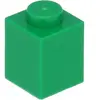 Lego® 1 pièce 3005 Brick 1x1 Part Basic Bricks 1 Green