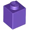 Lego® 1 pièce 3005 brique 1x1 partie briques de base 1 violet foncé