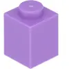 Lego® 10 pièces 3005 Brick 1x1 Part Basic bricks 10 Middle Lavendel
