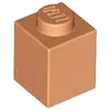 Lego® 10 pièces 3005 Brick 1x1 Part Basic Bricks 10 Nougat