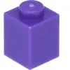Lego® 10 pièces 3005 brique 1x1 partie briques de base 10 violet foncé