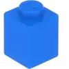 Lego® 100 pièces 3005 Brick 1x1 Part Basic Bricks 100 Blue