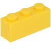 Lego® 50 pièces 3622 Brick 1x3 Part Basic Bricks 50 Jaune