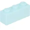 Lego® 50 pièces 3622 Brick 1x3 Part Basic Bricks 50 Clair Aqua