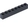 Lego® 10 pièces 3008 Brick 1x8 Part Basic Bricks 10 Noir