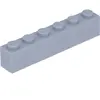 Lego® 10 pièces 3009 Brick 1x6 Part Basic Bricks 10 Clair Gris Bleuâtr...