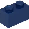 Lego® 50 pièces 3004 Brick 1x2 Part Basic briques 50 bleu foncé