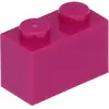 Lego® 1 pièce 3004 Brick 1x2 Part Basic Bricks 1 Magenta