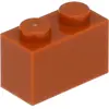 Lego® 1 pièce 3004 Brick 1x2 Part Basic Bricks 1 Dark Orange