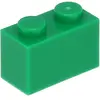 Lego® 1 pièce 3004 Brick 1x2 Part Basic Bricks 1 Green