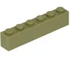 Lego® 1 pièce 3009 Brick 1x6 Part Basic Bricks 1 Olive Green