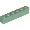 Lego® 10 pièces 3009 Brick 1x6 Part Basic Bricks 10 Sand Green