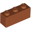 Lego® 10 pièces 3622 Brick 1x3 Part Basic bricks 10 Dark Orange
