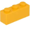 Lego® 10 pièces 3622 Brick 1x3 Part Basic bricks 10 Light Orange