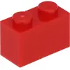 Lego® 50 pièces 3004 Brick 1x2 Part Basic Bricks 50 Red