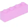 Lego® 10 pièces 3010 Brick 1x4 Part Basic briques 10 rose clair
