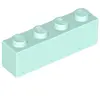 Lego® 1 pièce 3010 Brick 1x4 Part Basic Bricks 1 Clair Aqua