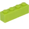 Lego® 10 pièces 3010 Brick 1x4 Part Basic Bricks 10 Lime
