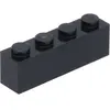 Lego® 10 pièces 3010 Brick 1x4 Part Basic Bricks 10 Noir