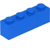 Lego® 1 pièce 3010 Brick 1x4 Part Basic Bricks 1 Blue