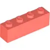 Lego® 1 pièce 3010 Brick 1x4 Part Basic Bricks 1 Coral