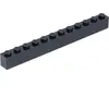 Lego® 10 pièces 6112 Brick 1x12 Part Basic Bricks 10 Noir
