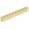 Lego® 1 pièce 6111 Brick 1x10 Part Basic Bricks 1 Beige
