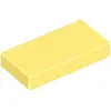Lego® 1x2 carreaux 3069 - 1 pièce jaune clair