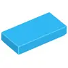 Lego® 1x2 carreaux 3069 - 1 pièce bleu azur foncé