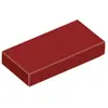 Lego® 1x2 carreaux 3069 - 10 pièces rouge foncé