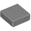 Lego® 1x1 carreaux 3070 - 100 pièces gris bleuté foncé