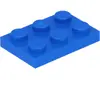 Lego® 2x3 plaques 3021 - 10 pièces bleu