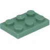 Lego® 2x3 plaques 3021 - 50 pièces vert sable