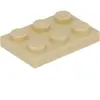 Lego® 2x3 plaques 3021 - 50 pièces beige