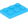 Lego® 2x3 plaques 3021 - 1 pièce bleu azur moyen