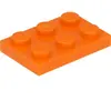 Lego® 2x3 panneaux 3021 - 1 pièce orange