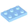 Lego® 2x3 plaques 3021 - 1 pièce bleu clair