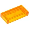 Lego® 1x2 carreaux 3069 - 50 pièces Trans - Orange