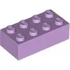 Lego® 2x4 brique 3001 - 1 pièce lavande