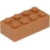 Lego® brique 2x4 3001 - 100 pièces Nougat moyen