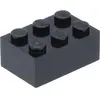 Lego® brique 2x3 3002 - 250 pièces noir