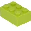 Lego® 2x3 brique 3002 - 10 pièces Lime